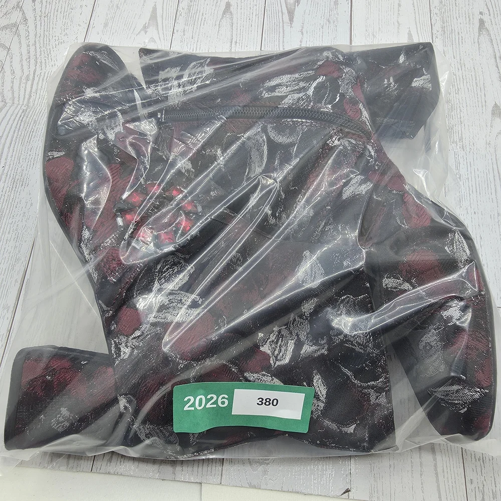 Geox Red and Black Floral Ankle Boots - Respira Technology 37.5/US7/7.5‎